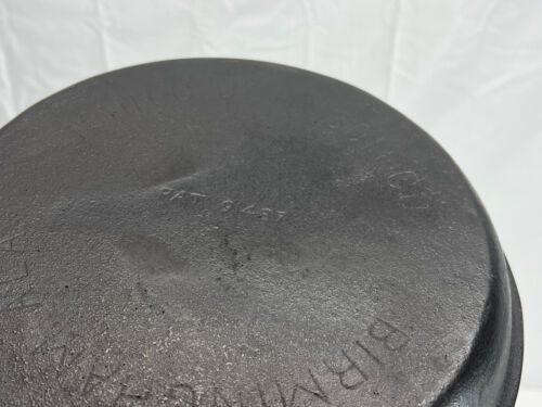 John C johnson cast iron combo cooker lid skillet birmingham alabama - Picture 10 of 12