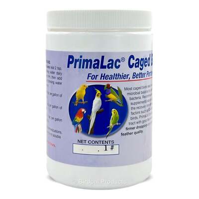 Primalac  for Caged Birds - Premium Probiotics for Canaries, Budgies, & Parrots