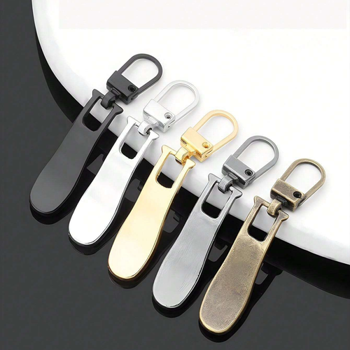 5pcs Detachable Metal Zipper Replacement Bag Shoes Clothes PullLock Pull Head - Picture 4 of 8