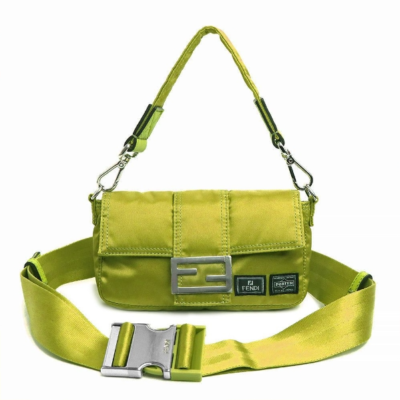 FENDI×PORTER 25th Anniversary Collaboration Baguette Mini Green