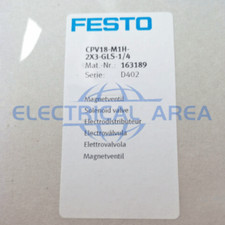 1PC festo New CPV18-M1H-2X3-GLS-1/4 163189 Solenoid valve delivery fast