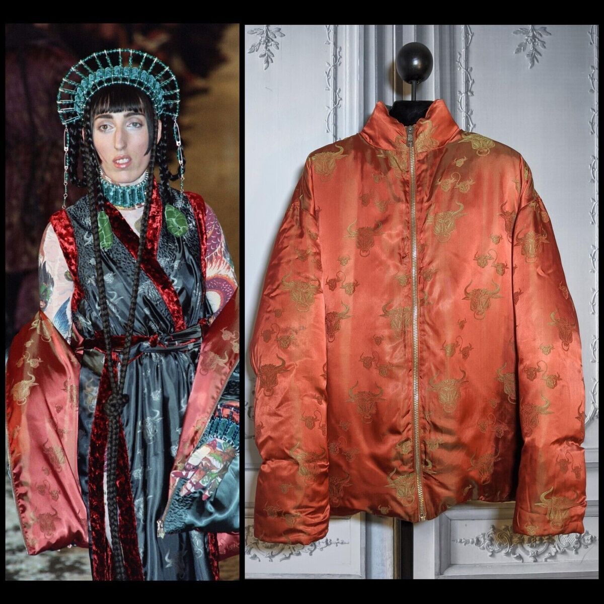 Jean Paul Gaultier - FW1994 - Runway Bull Head Puffer Jacket Jean Paul Gaultier - FW1994 - Runway Bull Head Puffer Jacket