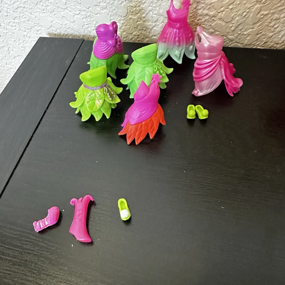 Disney Tinker Bell Hada Polly Bolsillo Trajes Muñeca Vestido Zapatos Muebles MINI Foto 2 de 4