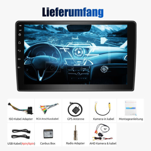 9” Für Fiat Ducato Citroen Jumper Android 13 Autoradio Carplay GPS Navi mit Kam - Bild 15 von 15