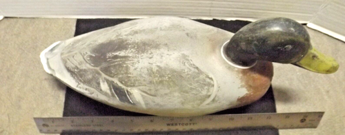 2 Vintage FEATHERLITE Hunting Duck Decoys with McGuire Stabilizers Kansas City - Picture 10 of 13