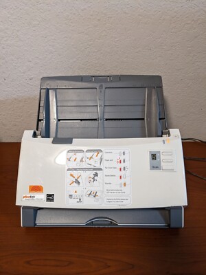 PLUSTEK SmartOffice PS456U USB Document Scanner w/ Power Cable - TESTED, READ!