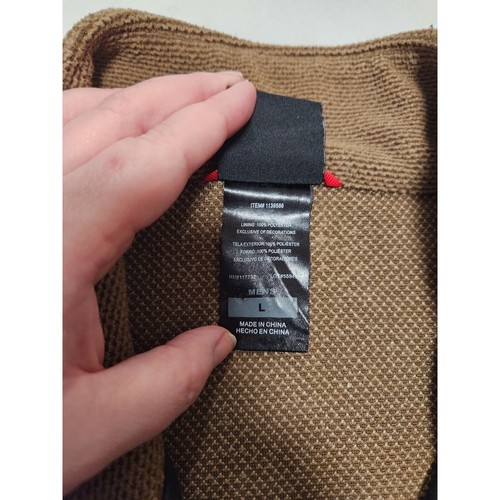 Gerry zippered jacket in brown, mens size L - Picture 4 of 7