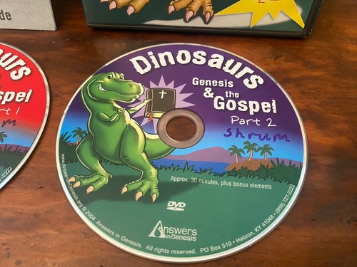 Dinosaurs: Genesis & The Gospel (DVD, 2004, 2-Disc Set) With Guidebook EUC - Picture 4 of 12