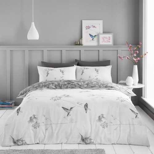 Double Duvet Quilt Cover Pillowcase Ultra Soft Reversible Printed Bedding Set - Picture 190 of 302
