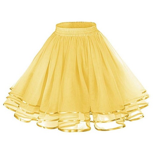 Retro Vintage 50s Tutu Petticoat Crinoline Ladies Rockabilly Tulle Underskirts - Picture 7 of 31