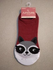 Shoe Liner /Ankle socks Raccoon fuzzy ears 269986