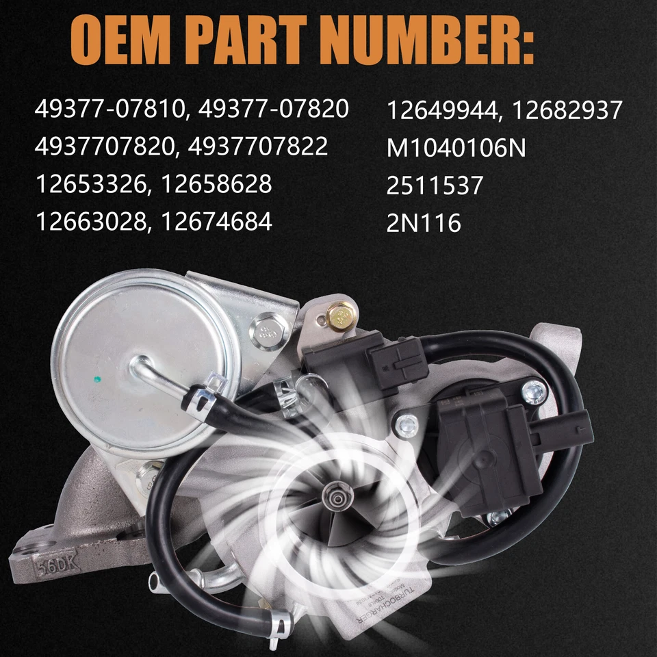 For Chevy Malibu Cadillac ATS CTS Buick 2.0L Turbocharger Turbo Charger Foto 3 de 4