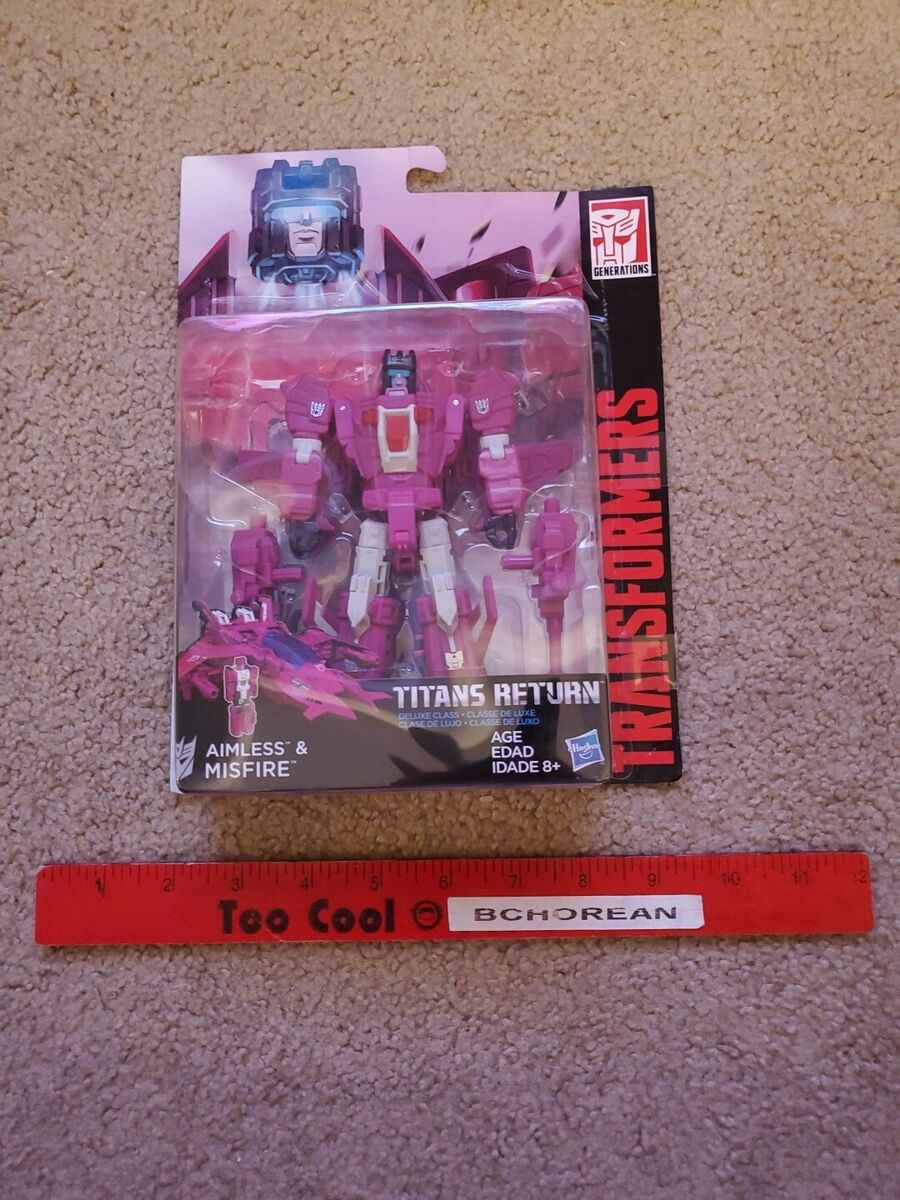 Transformers Titans Return Deluxe Class Decepticon Misfire + Transformers Titans Return Deluxe Class Decepticon Misfire +