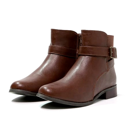 evans brown ankle boots