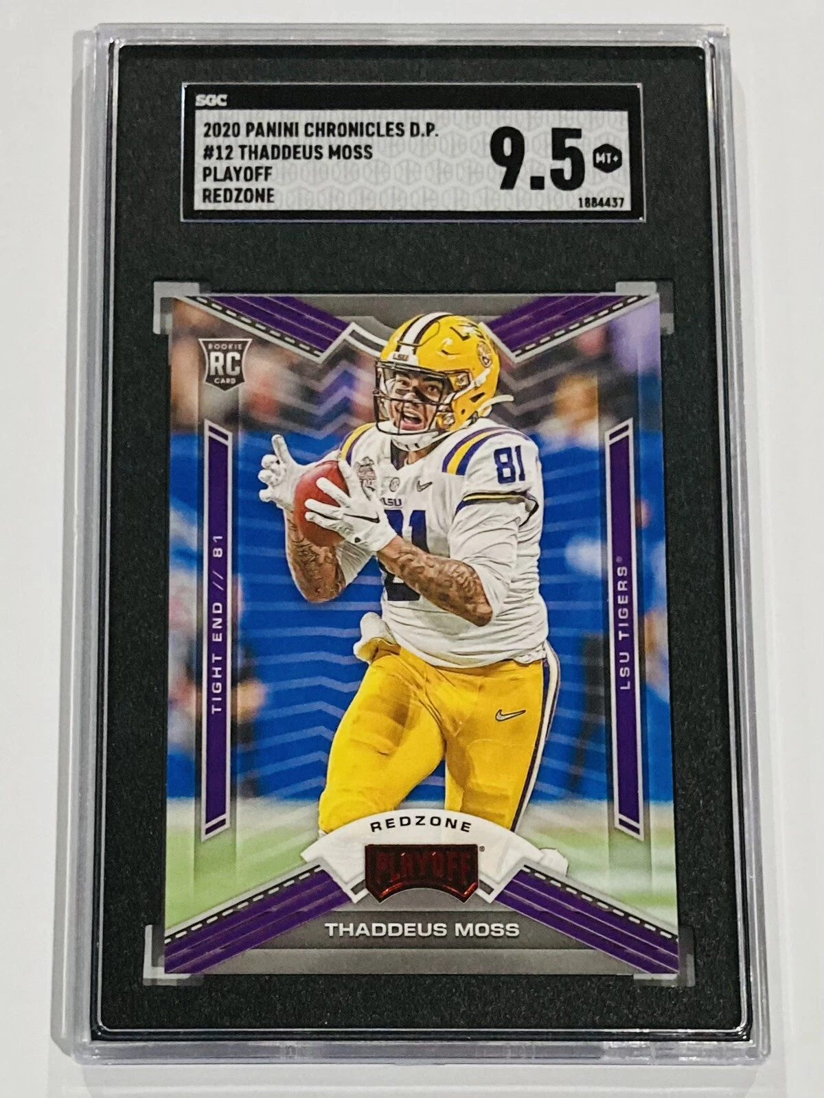 Thaddeus Moss Panini Chronicles Draft Picks Playoff #12 Base