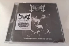 Mayhem Command For Blood, Command For War New 2 CD Black Metal Remastered