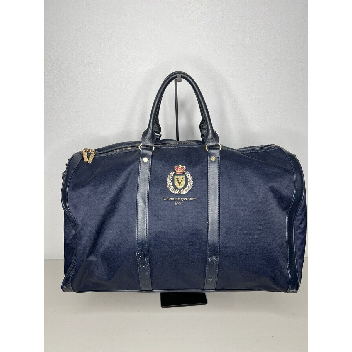 valentino garavani sport ミニボストンバッグ ネイビー Valentino Garavani Navy Sport Travel Weekender Duffle Bag | eBay