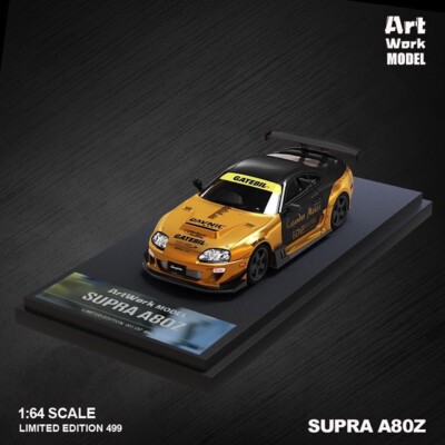 ArtWork 1:64 JDM Supra A80Z Figure Racing Sports Model