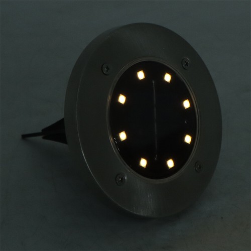 12 Pack Solar Ground Lights 8 LED Garden Lights Solar Powered For Patio Pathway - Picture 14 of 20