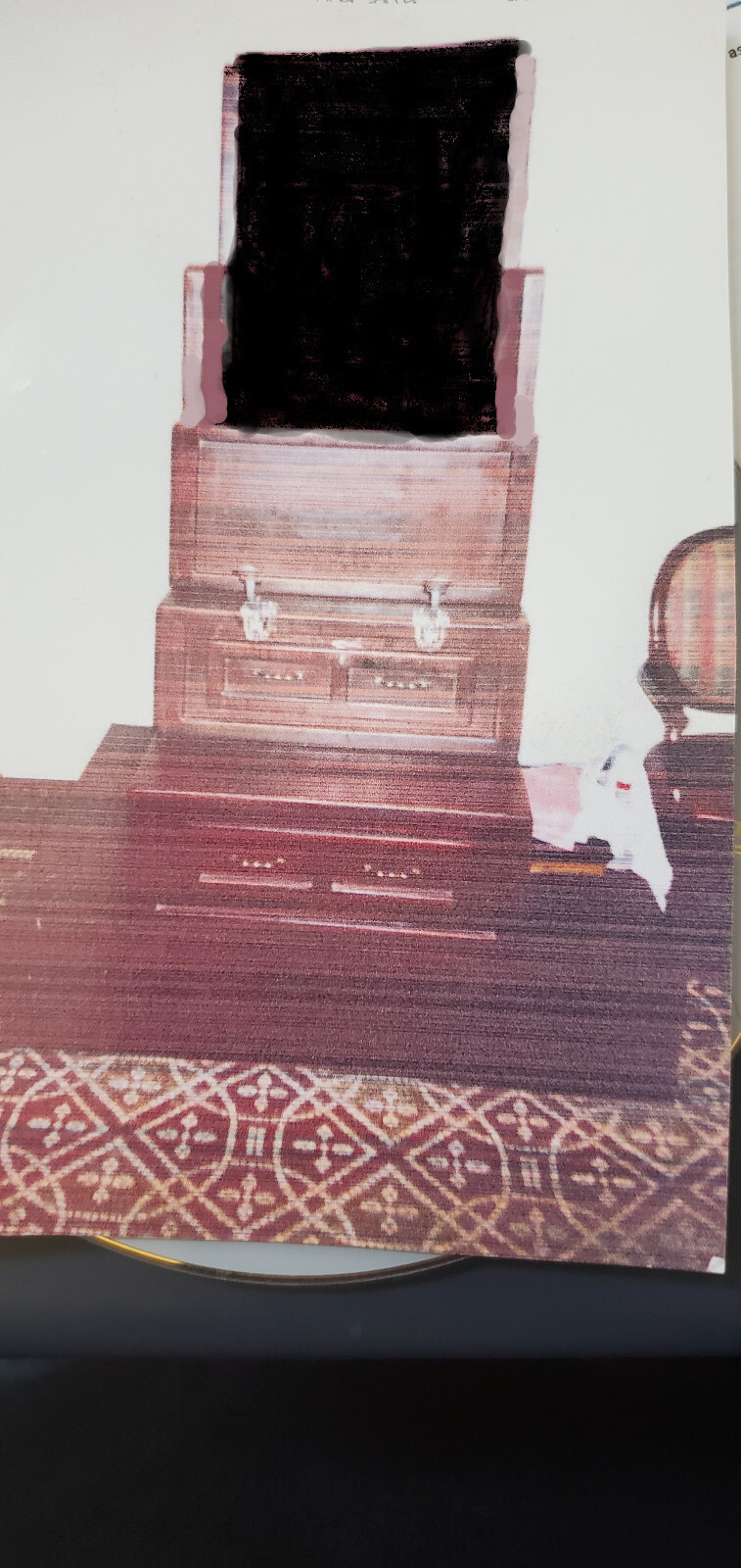 Shoe Shine Chair. Real Wood and Leather, vintage eBay