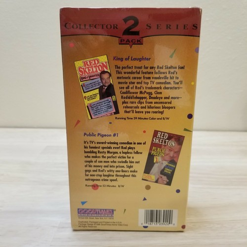 Red Skelton: Collector's Series, King of Laughter / Public Pigeon #1, VHS Set - Picture 2 of 4
