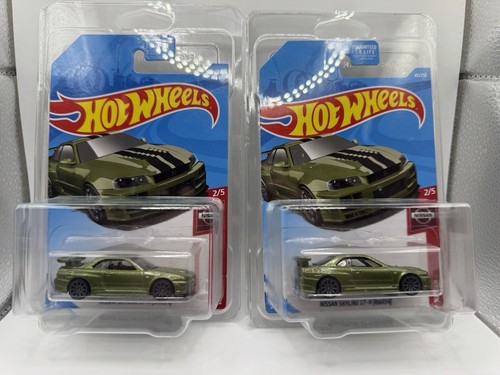 LOT OF 8! Hot Wheels Nissan Skyline R34 & R32 Diecast Car Lot W/ Protectors!!! - Picture 11 of 13