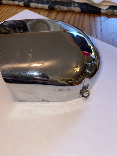 NOS AMF Harley Davidson Chrome Horn Cover 69141-70 XL FX FXR FL FLH - 第 4/6 張圖片