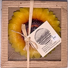 Sunflower Candle Floating Vintage