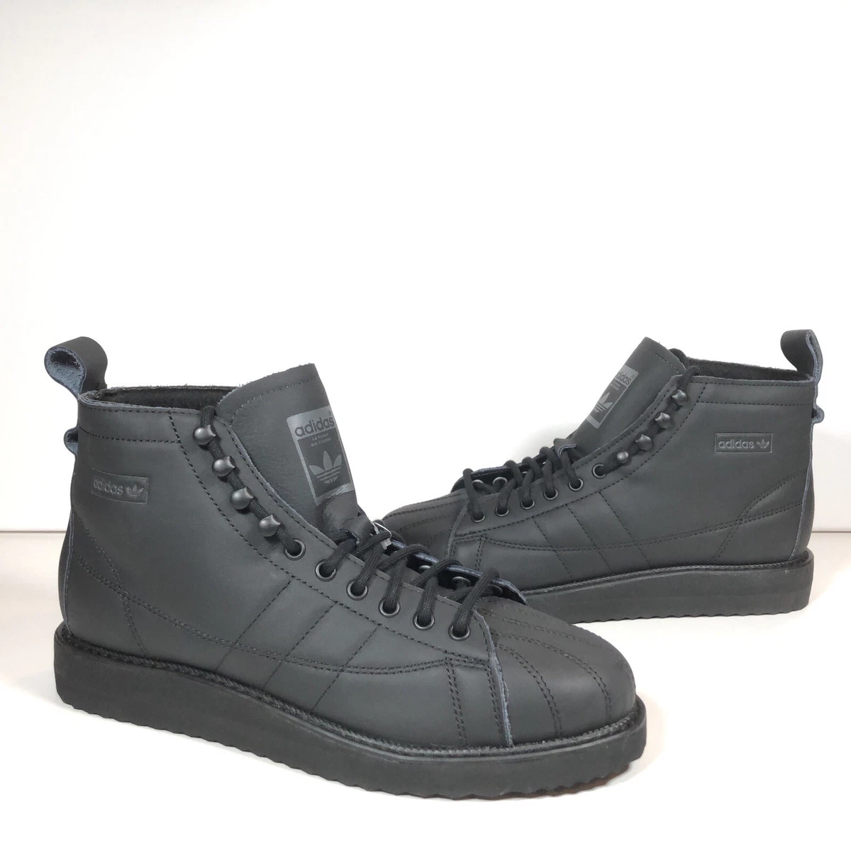 Adidas superstar deals boot luxe black
