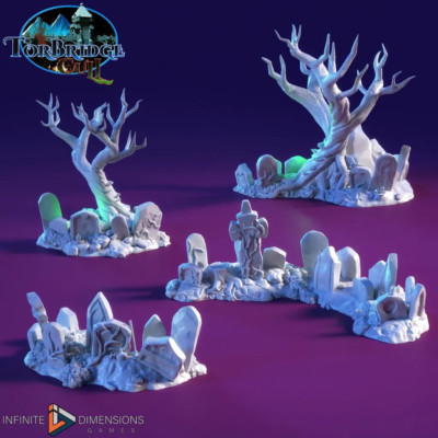 Cemetery Graves - Torbridge Cull - Infinite Dimensions Terrain Wargaming D&D DnD