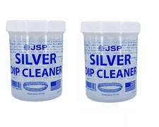 2 Sterling Silver Dip Cleaner Tarnish Remover 925 Jewelry Cleaning Solution 8oz