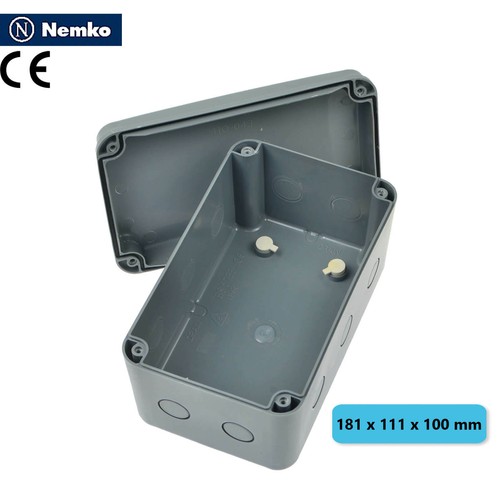 Waterproof Electrical Junction Box Enclosure Protective Case 181 x 111 x 100mm - Picture 1 of 10