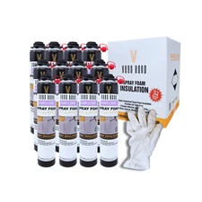 Vega Bond Purplecoat Single Component Closed Cell Spray Foam Insulation -12Packs