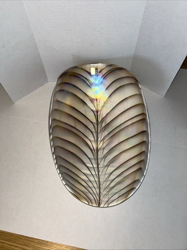 Murano Glass Bowl Large Folded Art - Picture 6 of 9