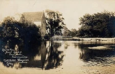 Helm's Mill, Fortville IN Indiana RPPC Photo Postcard COPY