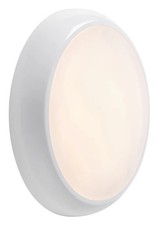 Outdoor Light White Hero CCT Tri Wattage LED Bulkhead IP65 Gloss 316mm Corridor