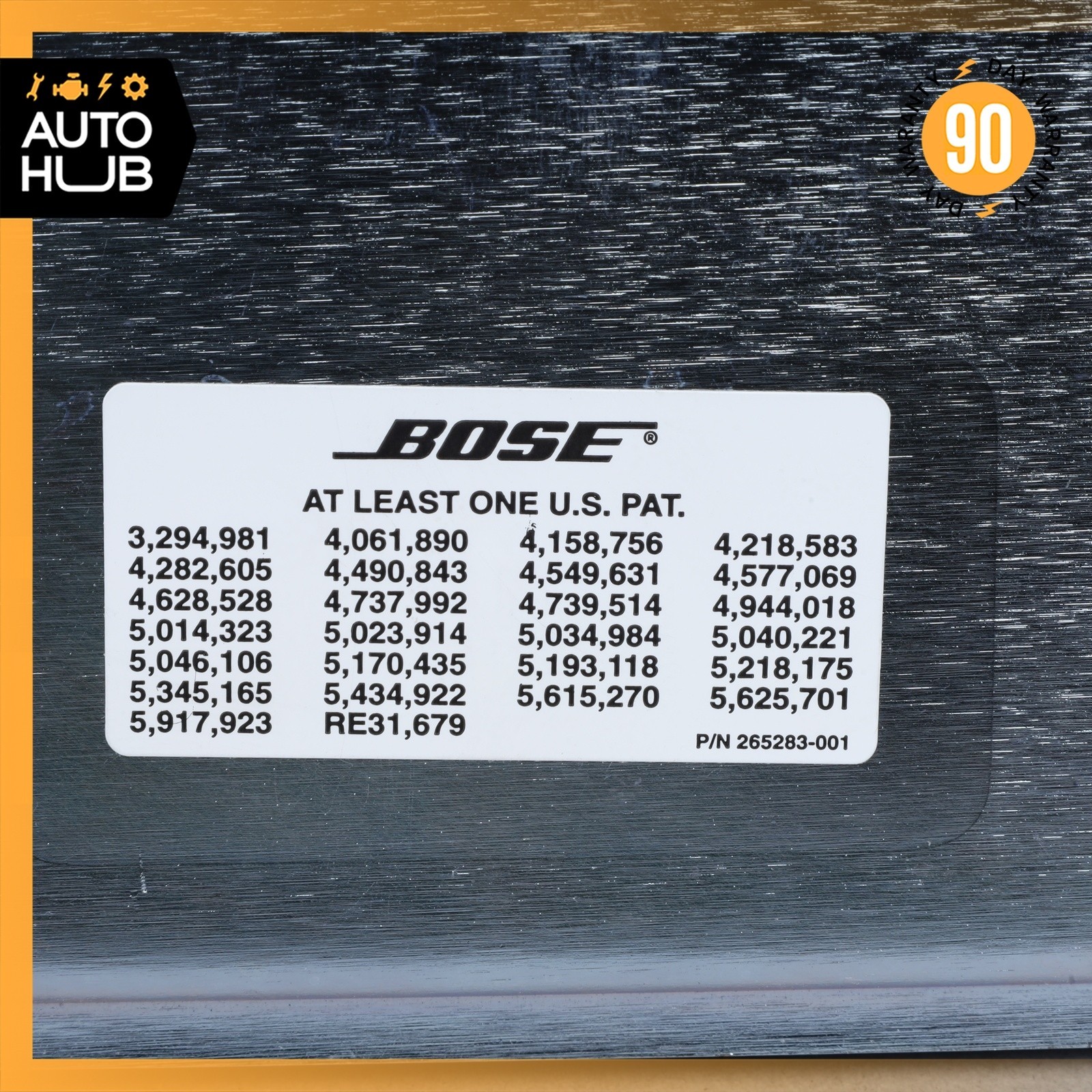 05-19 Maserati GranTurismo M145 / Ferrari F430 Bose Audio Amplifier Amp OEM 23k