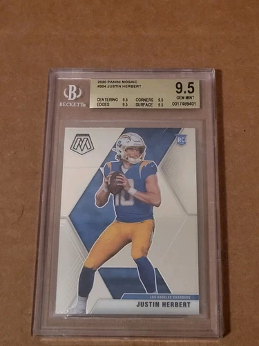 2020 Panini Mosaic - Rookies Justin Herbert #204 (RC)