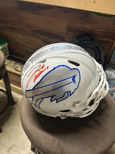 Josh Allen Signed Buffalo Bills Full Size Authentic Rivalries Helmet Beckett COA