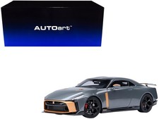 Nissan GT-R50 ItalDesign Goodwood Liquid Gray w/ Gold 1/18 Autoart