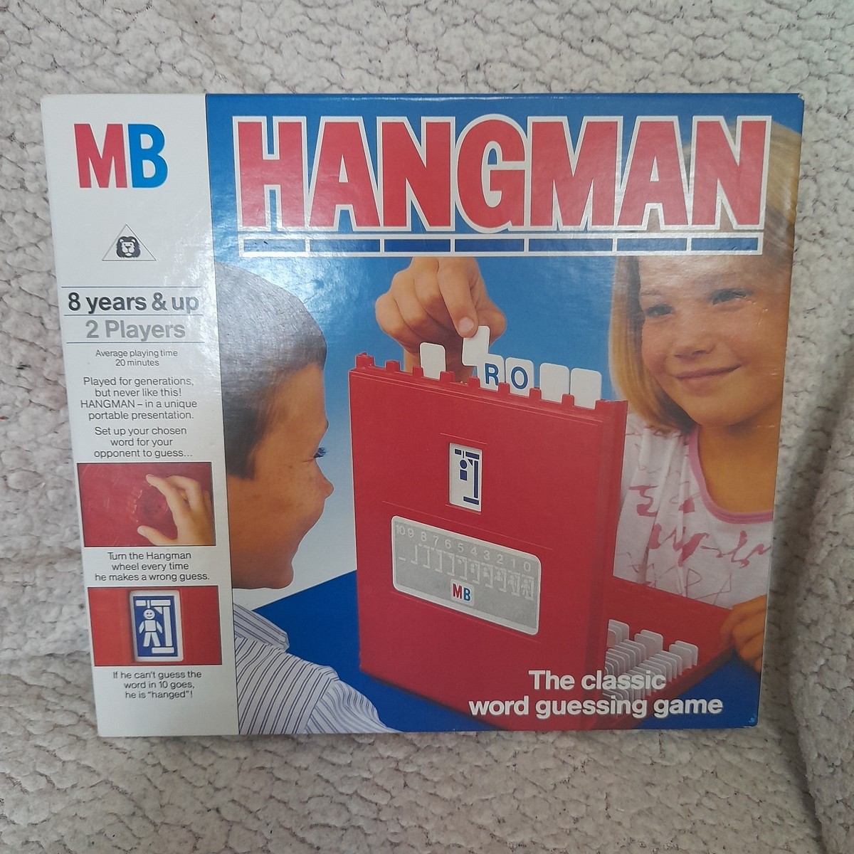 Spelling Words Lego Hangman Hangman MB Game Vintage Family Fun