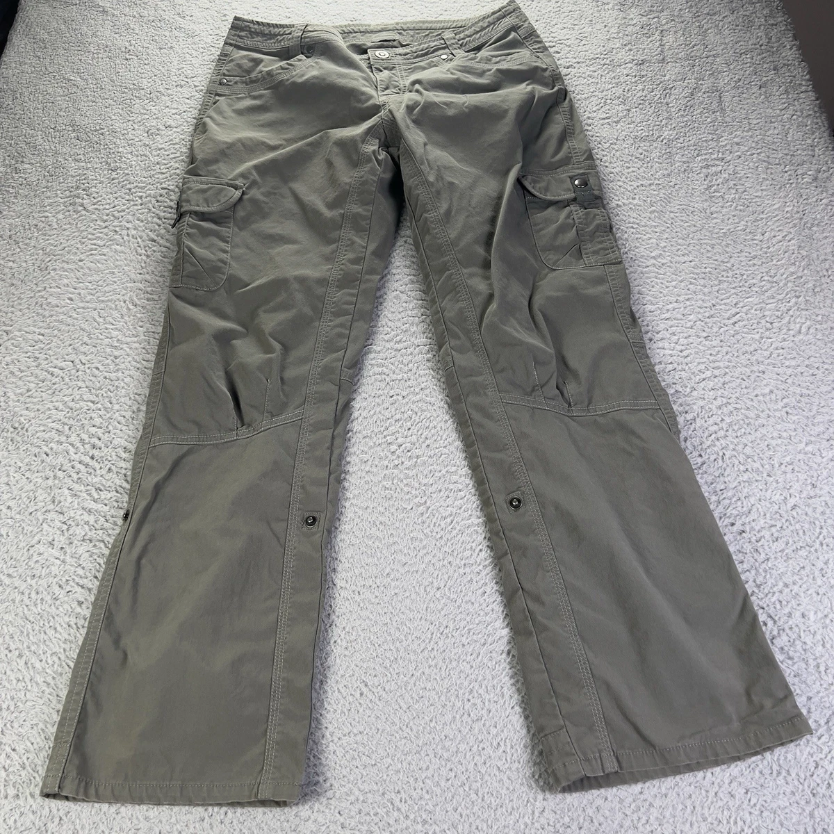 Pantalon Cargo Kuhl Femme - Taille 2 / 28x30 - Marron Léger Et Extensible - Occasion