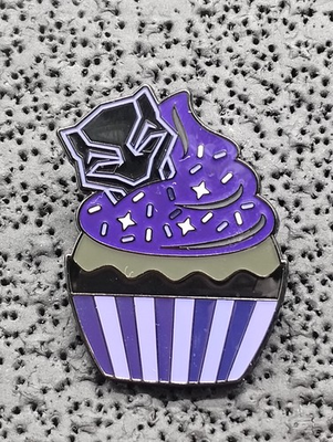 #ad Loungefly Disney Marvel Cupcake Black Panther Enamel Pin $9.95