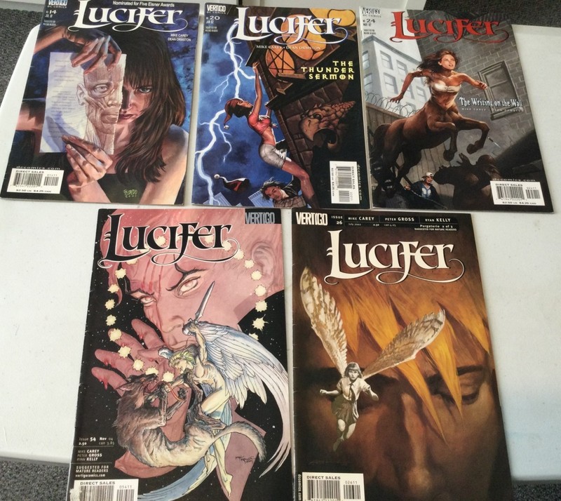 5 x Vertigo Comics Bundle Lucifer  #14, #20, #24, #26 and #54