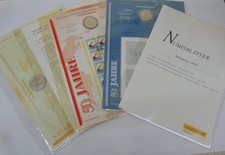 Numisblätter kompletter Satz 1999 mit Münzen und Marken mit Beiblättern