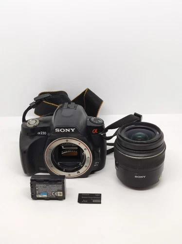 Sony Alpha A230 10.2MP Digital SLR Camera  & Sony SAL 1855 AF 18-55mm Lens