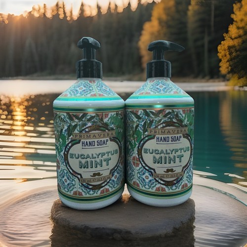 2PCS~PRIMAVERA HAND SOAP~EUCALYPTUS MINT SCENTED HAND SOAP HOME & BODY CO 21.5OZ - Picture 3 of 20