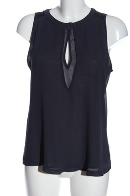 MNG COLLECTION ärmellose Bluse Damen Bluse Gr. DE 36 blau Casual-Look
