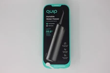 quip Rechargeable Cordless Portable Metal Water Flosser -Black - New, Sealed Box