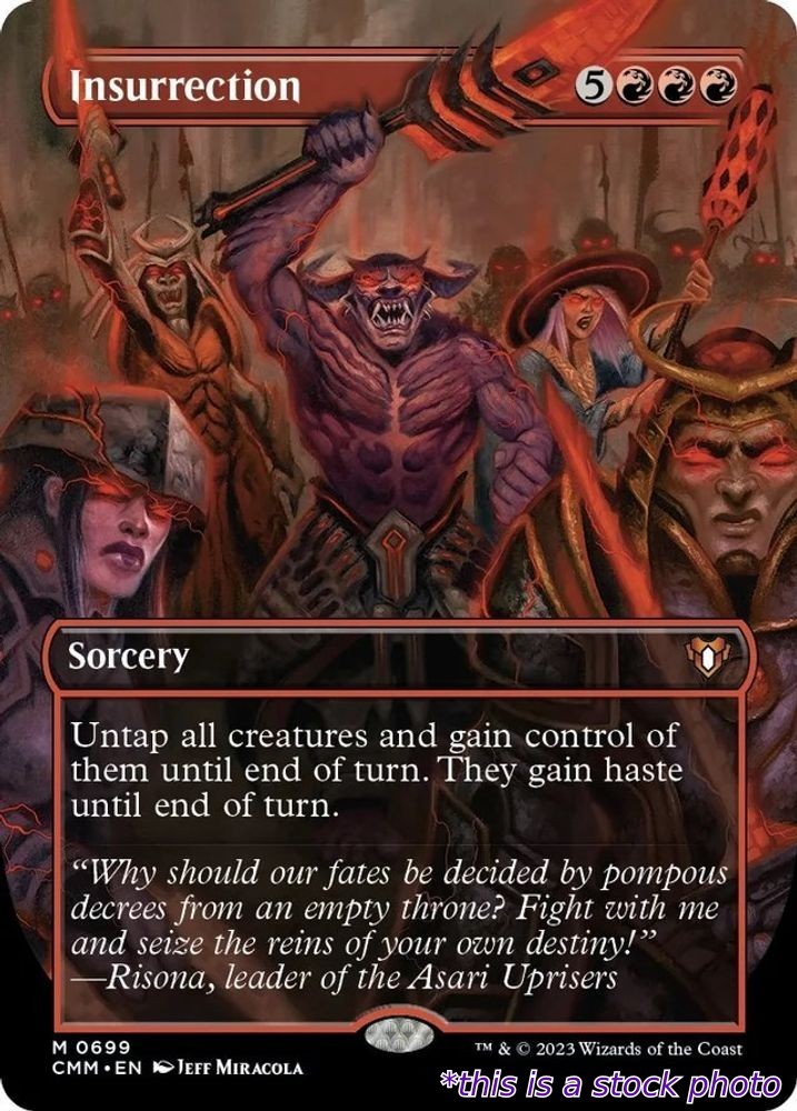 Insurrection (Borderless) #699 CMM NM Normal Magic